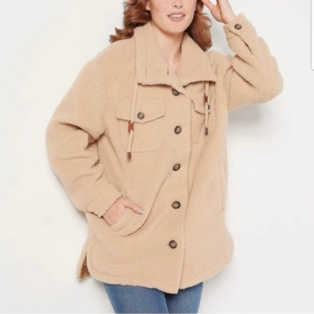 Koolaburra Cream Teddy Jacket